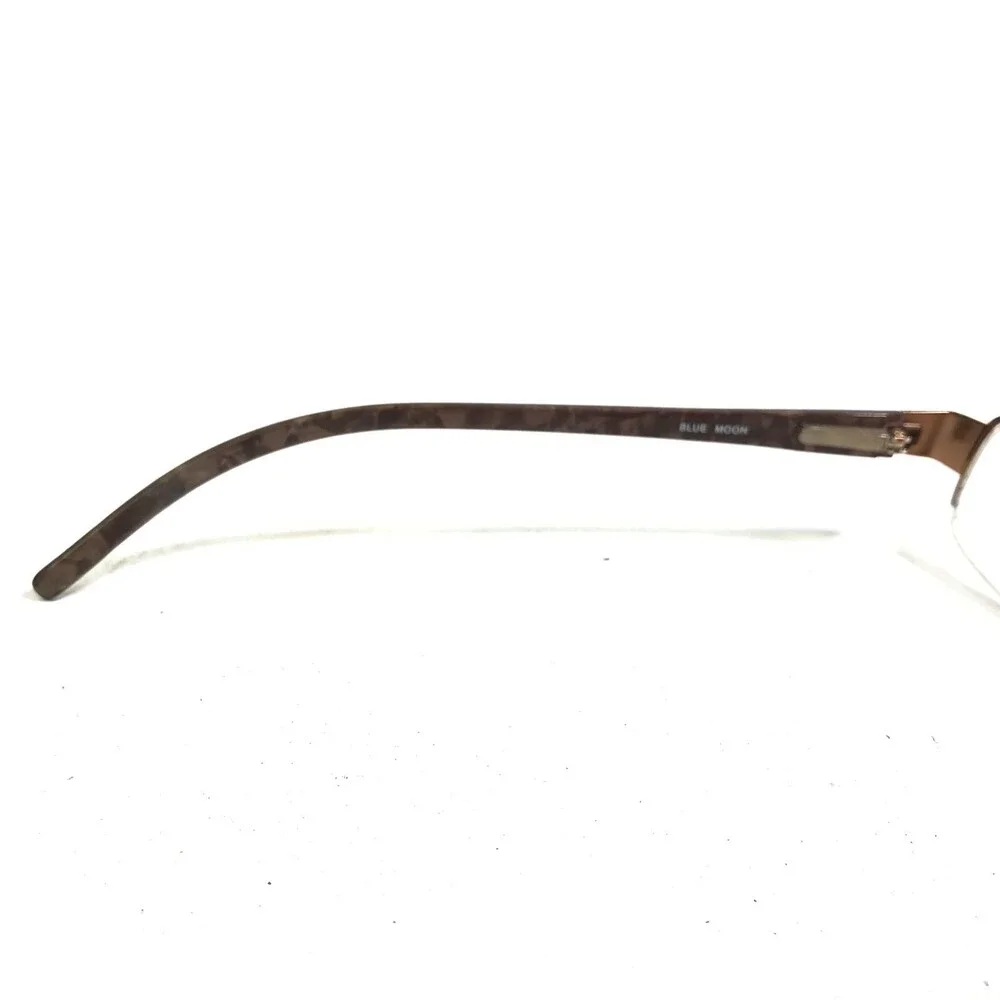 Blue Moon BM 561 BR Eyeglasses Sunglasses Frames Brown Rectangular Half Rim 135